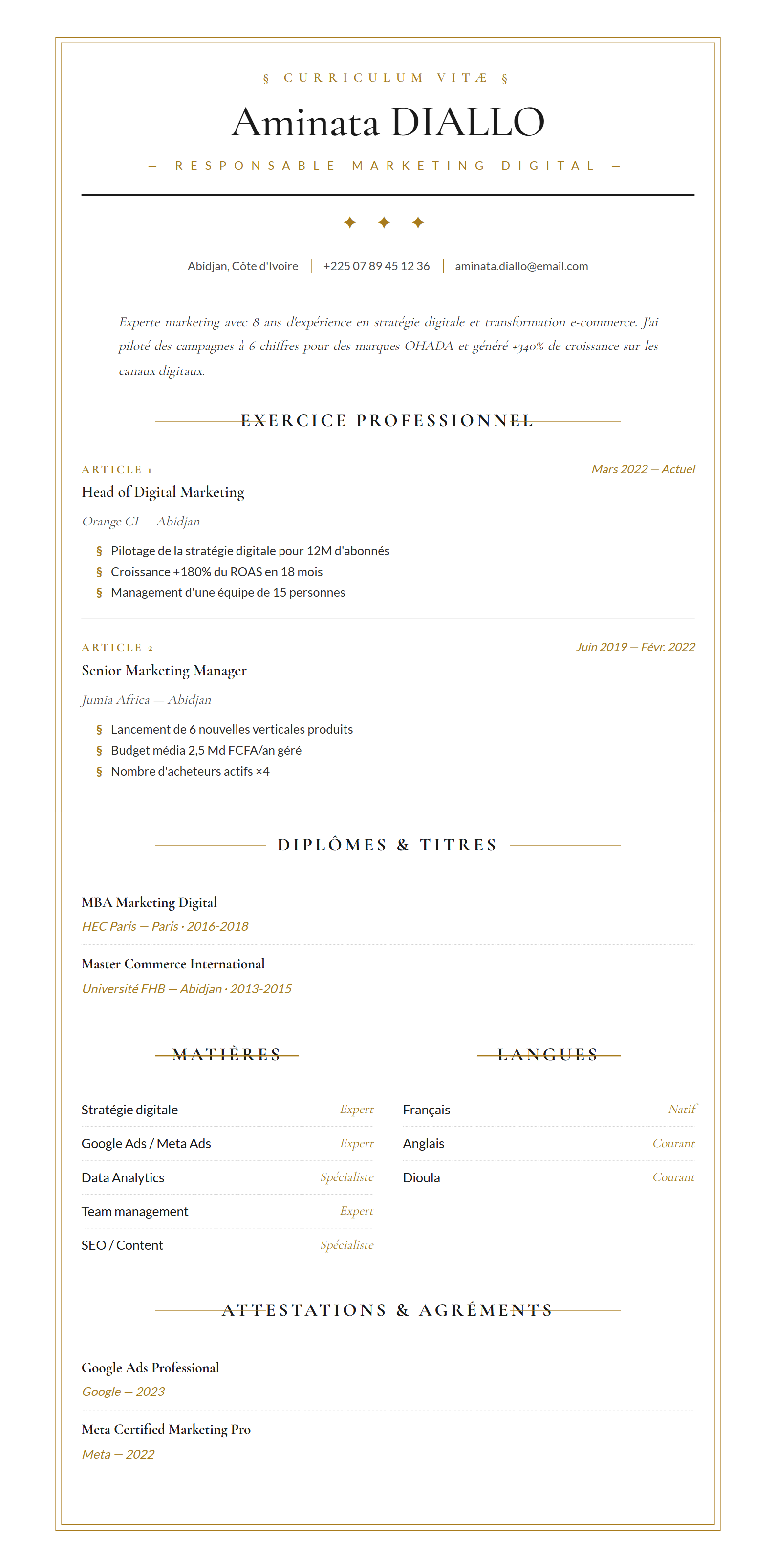 Aperçu Juridique Strict