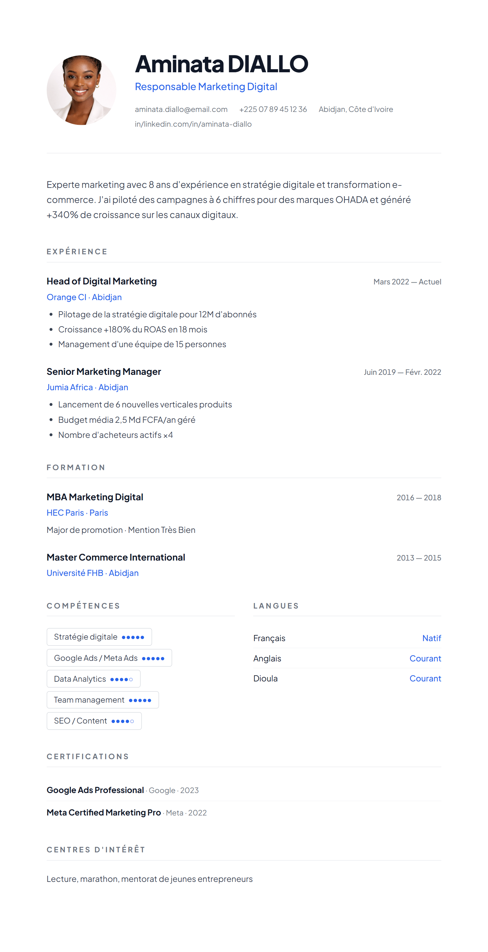 Aperçu Moderne Minimaliste